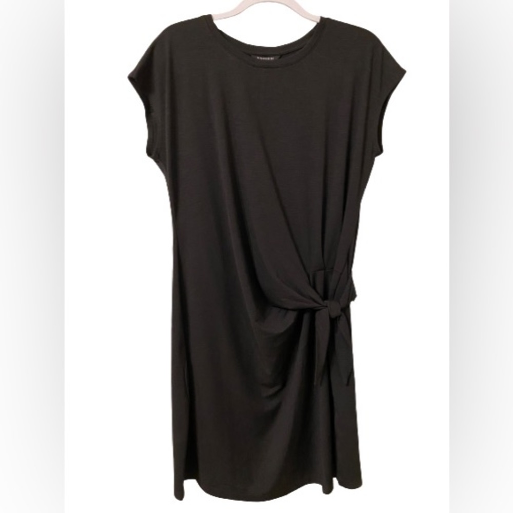 Nicole Miller Black T-shirt Dress